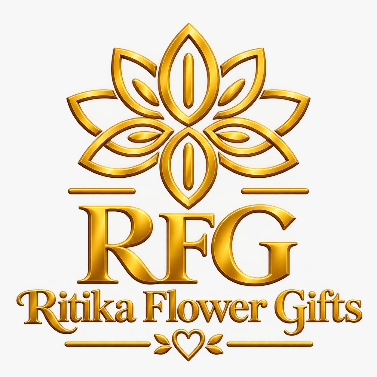 ritikaflowergifts.com Flowers & Gifts Logo