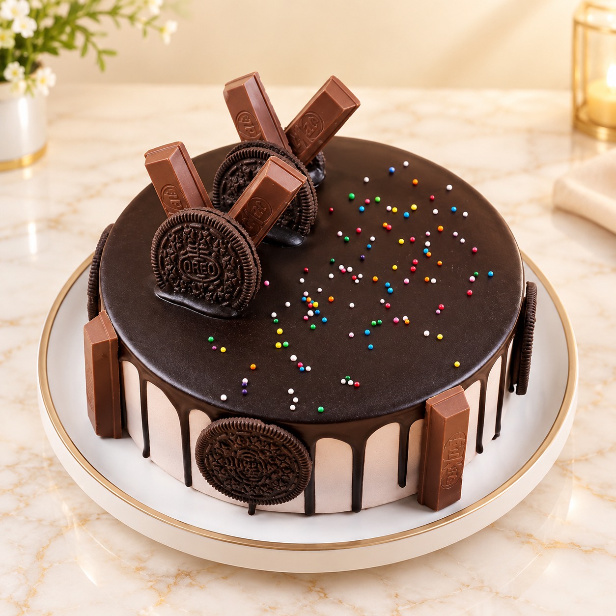 kitkat chcolate cake