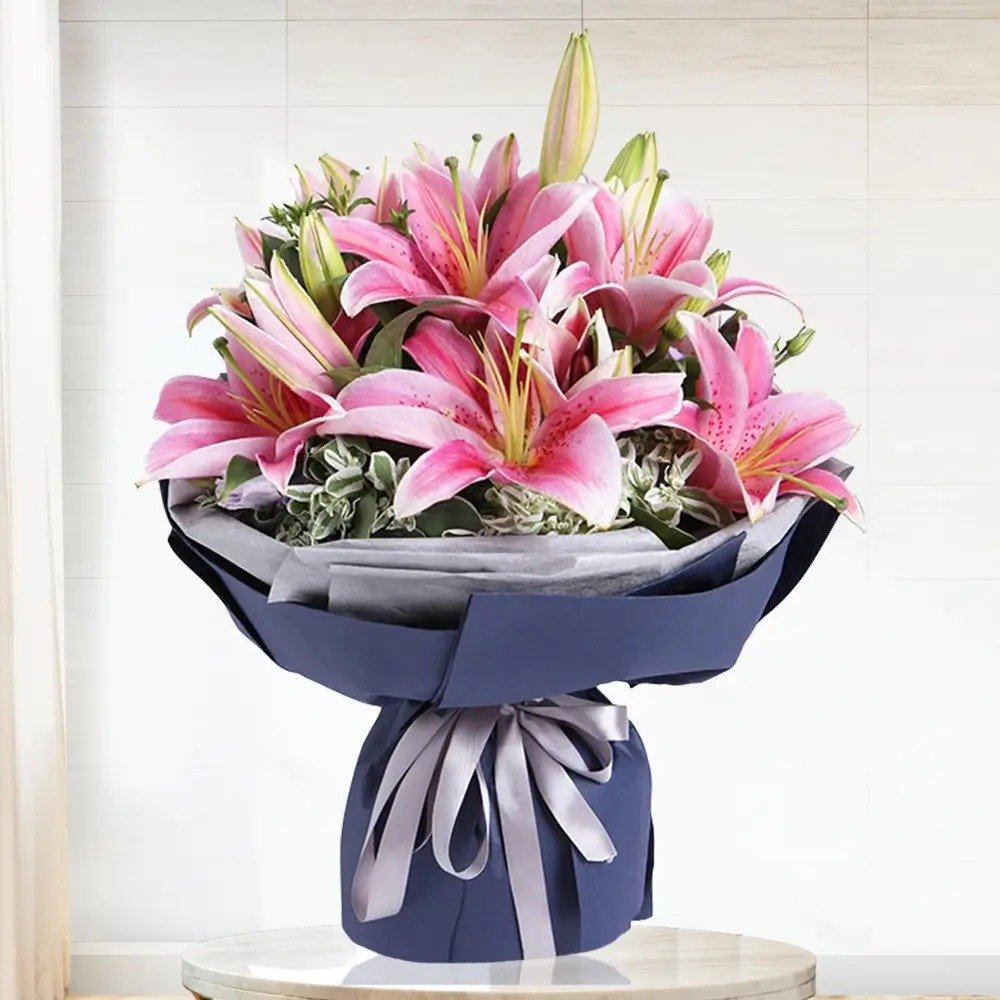 pink lilly  of bouquet