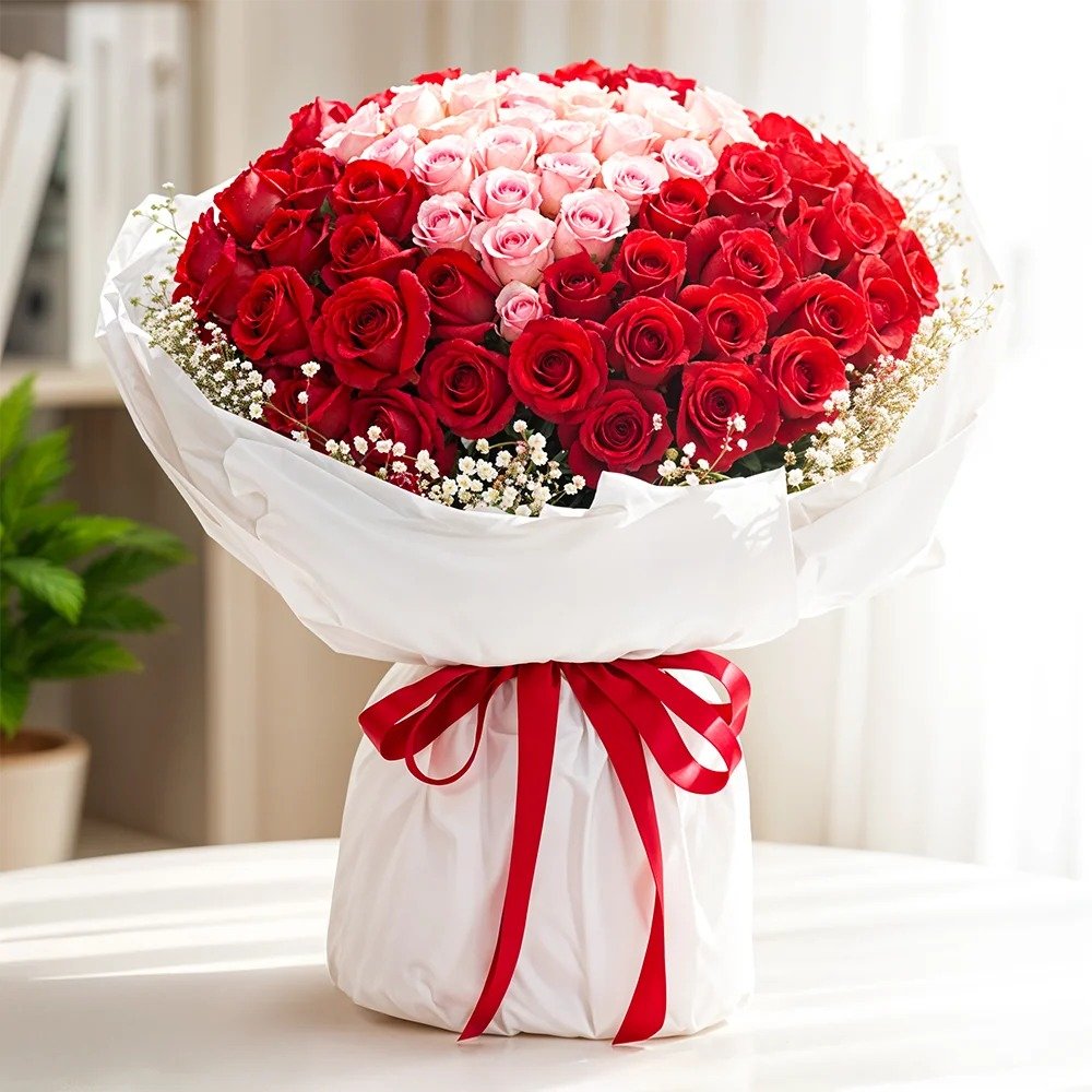 Red & Pink Roses