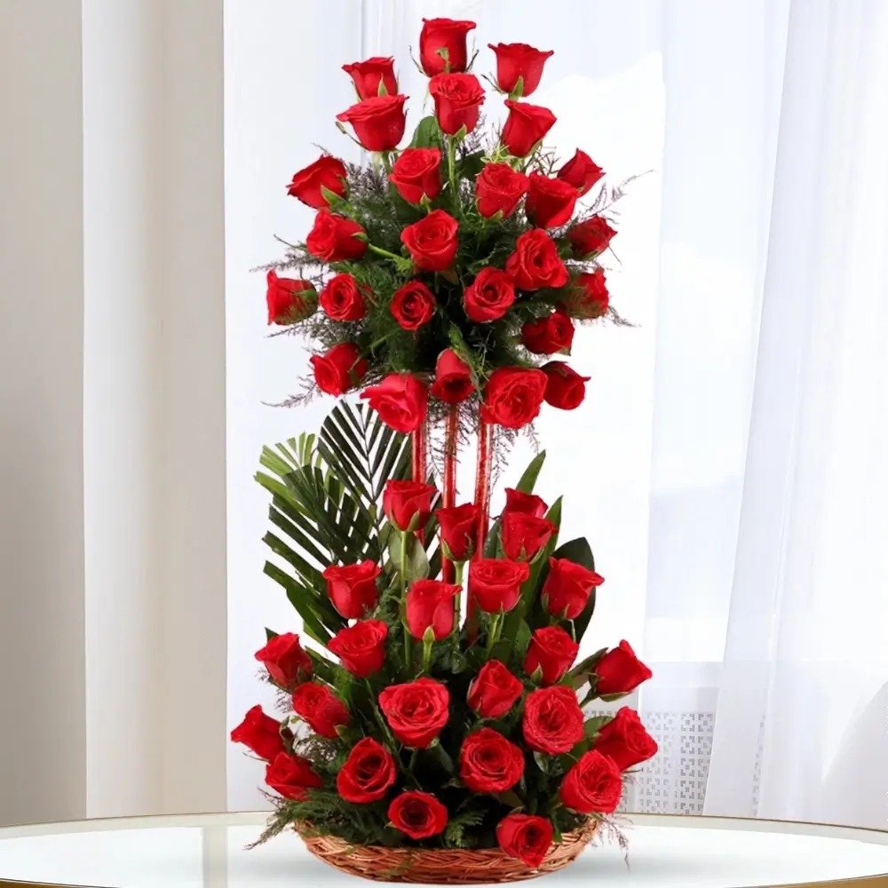 Red arrangement