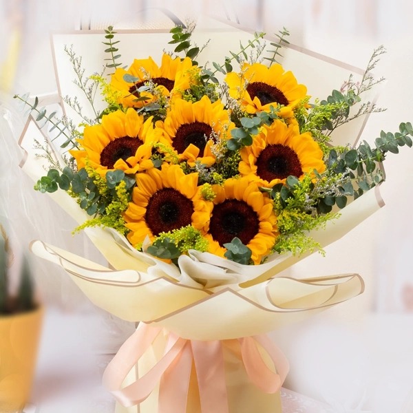 7 sunflower bunch